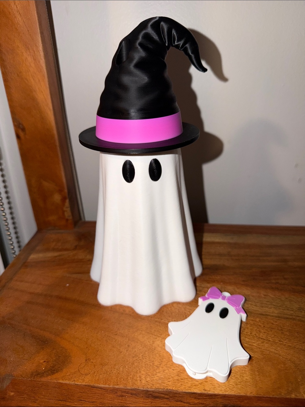 3D Printed Ghost Can Coozie, Witch Hat Lid & Ghost Can Opener Nail Saver Set